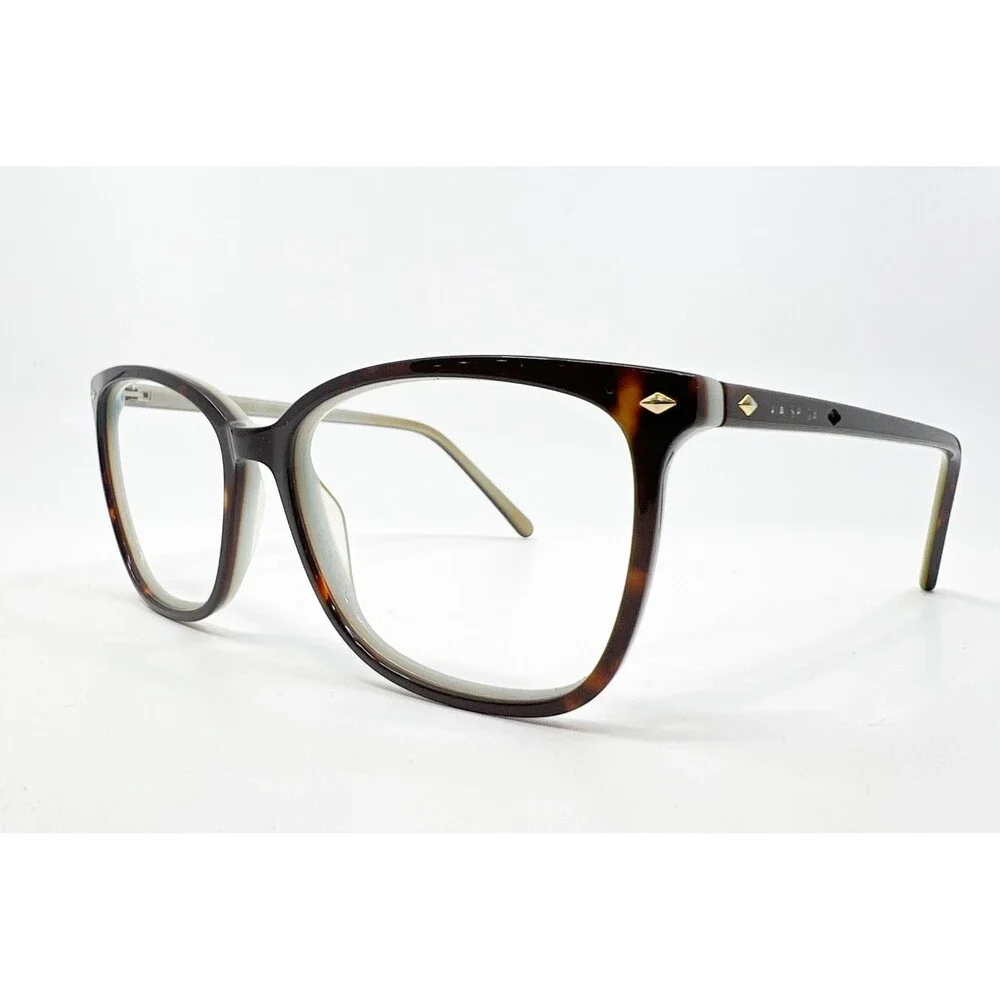 Via Spiga Eyeglasses Womens Brown Tortoise Square 350-S 550 135mm